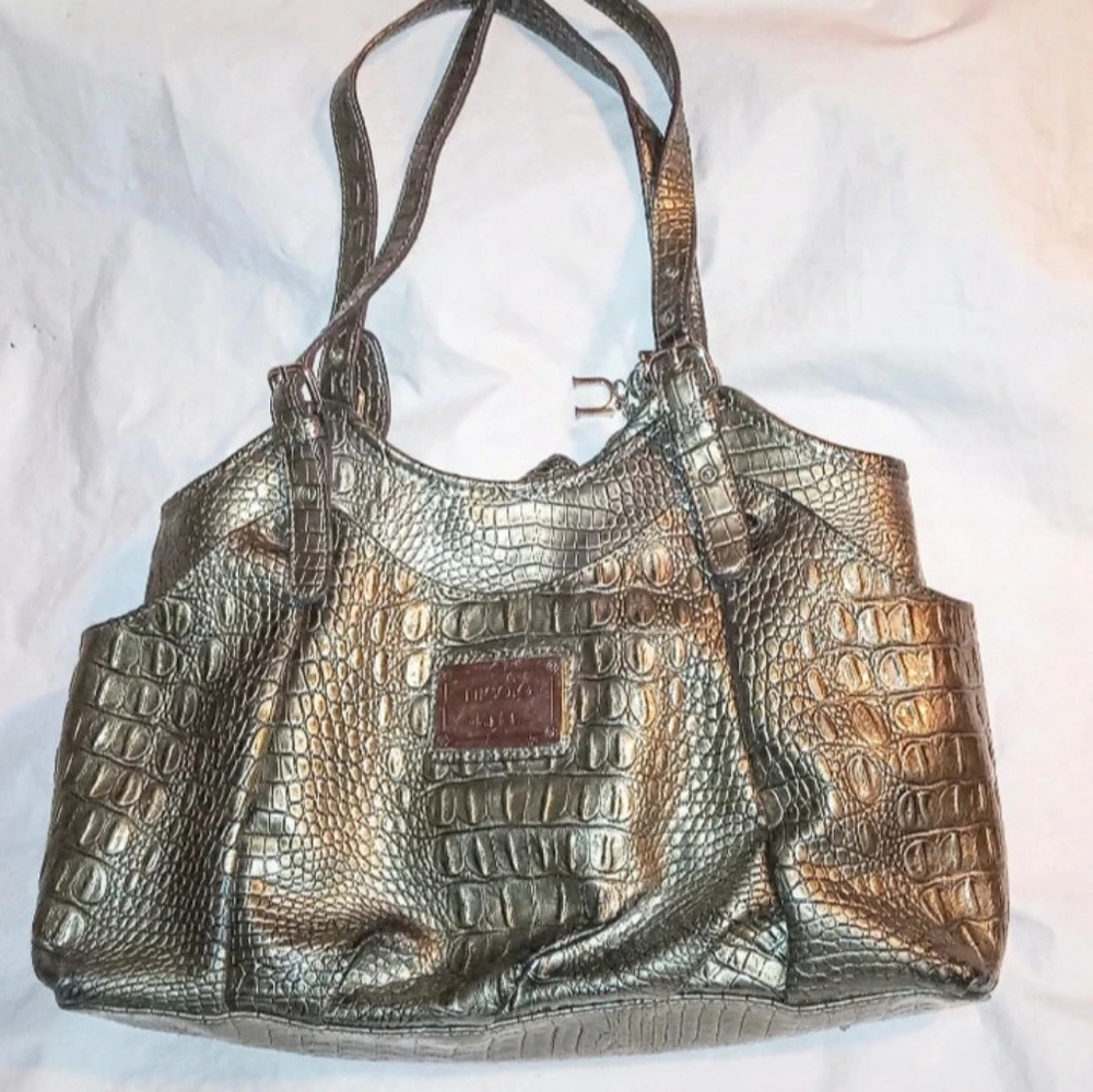 Nicole Miller Croc Hobo Bag
